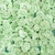 Flor de Tecido Verde Candy (30mm) - 5 Unidades