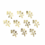 Folha Lonita Galho Dourado ( 3,5cm ) -10 Unidades