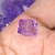 Pérola Quadrada Cristal Lilás (10mm) - 15g