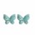 Aplique Borboleta Dupla com Paetê ( 3,5cm ) - 2 Unidades - comprar online