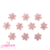 Kit Flor Rosa Bebê PP (2,5cm) - 10 Unidades
