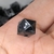 Pérola Quadrada Cristal Preta (10mm) - 15g