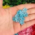 Flor Passante Aramado Pétala Coração (10mm)-15 Gramas - Hexa Apliques e Fitas