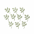 Folha de Cetim Verde Claro ( 3,5cm ) -10 Unidades