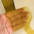 Fita Organza Yama Foil Dourado( 38mm ) - 2 Metros - Hexa Apliques e Fitas