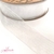 Fita Organza Importada Branca Lurex (38mm) - 1 Metro