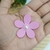 Aplique Flor c/ Pérola Rosa