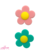Kit Aplique Flor Emborrachada Yama (4cm) - 2 Unidades