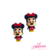 Aplique Minnie Vermelha Pequena -2 unidades