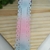 Fita Azul e Rosa com Borda Vazada - 38mm