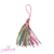 Pingente Tassel Franja Colorido Candy 7cm-Unidade