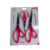 Kit Tesoura Titânio Mili Rosa - Unidade