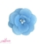 Flor Organza Orquídea Azul Bebê (4,5cm)-Unidade