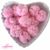 Pompom de Malha Rosa Bebê 2,5 cm - 10 unidades