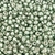 Pérola de Vidro Metalizada Verde Claro (4mm) - 10g