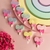 Aplique Biscuit Pirulito Coração Candy Color ( 3.5cm ) - 2 Unidades