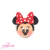 Aplique Biscuit Minnie Vermelha 4x3,5cm - Unidade