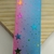 Fita Azul e Rosa com Estrelas Metalizadas - 38mm - comprar online