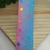 Fita Azul e Rosa com Estrelas Metalizadas - 38mm