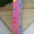 Fita Rosa e Lilás com Estrelas Metalizadas - 38mm