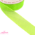 Fita Sinimbu Organza Verde Neon Cor: 1830 (22mm) - 10 Metros