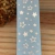 Fita Gorgurão Yama Azul com Estrelas Prata - 38mm (3Metros)