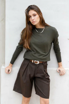 Sweater Robi verde oscuro
