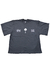 SUMMER HOUSE GRIS - REMERA BOXY