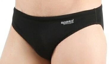 SLIP ANTICLORO LISO NEGRO (00240)