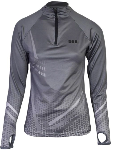 BUZO MUJER LYCRA MEDIO CIERRE BLAIR GRIS (A06827) - comprar online