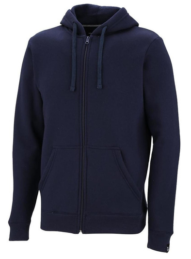 CAMPERA HOMBRE ALGODON C-FRISA C-CAPUCHA MARINO (08583)