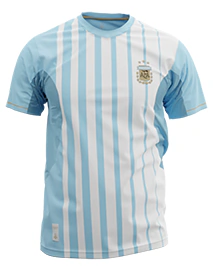 REMERA HOMBRE M-C ENTRENAMIENTO TRICAMPEON AFA (A11455)