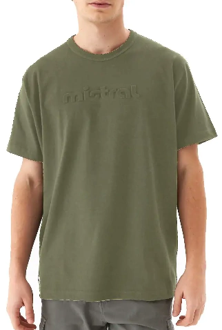 REMERA HOMBRE M-L ALGODON LOGO EMBOSSED (A11740)