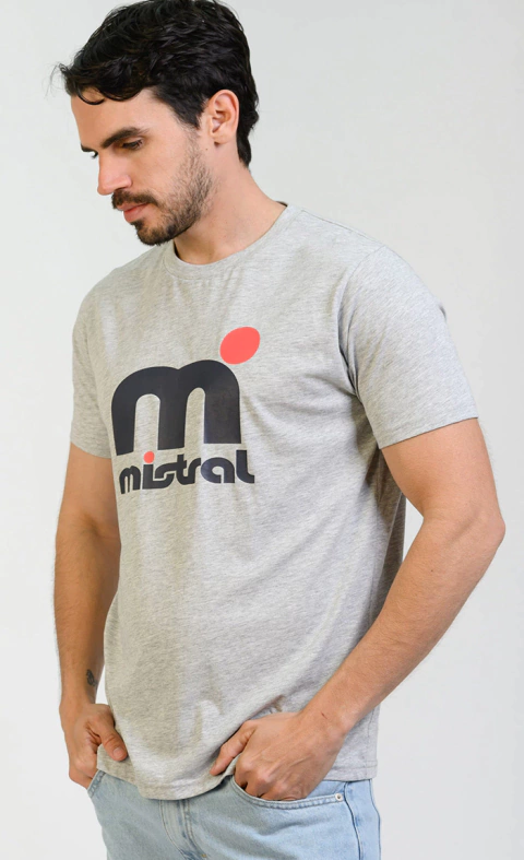 REMERA HOMBRE M-C ALGODON LOGO PRINT (A12700)