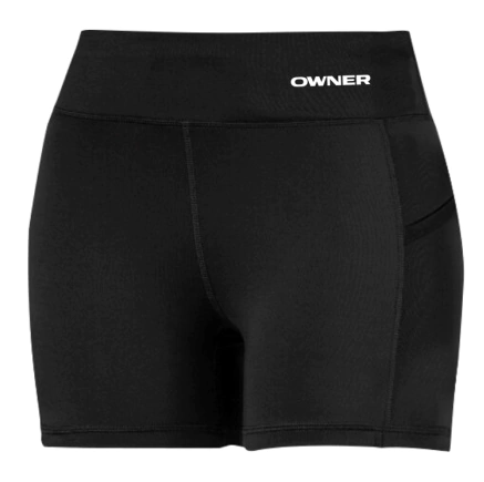 CALZA CORTA CON BOLSILLO NEGRO (A10774)