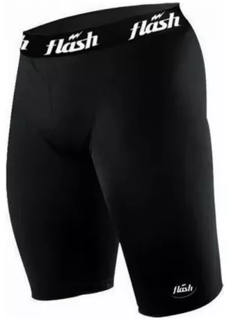 CALZA CORTA ADULTO TOP LAYER NEGRO (A11290)