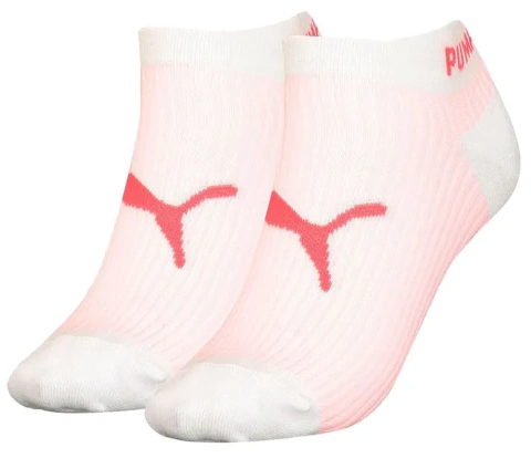 MEDIAS SOQUETES MUJER X 2 CAT LOGO RIB SNEAKER ROSA (A07744)