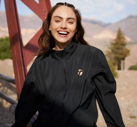 CAMPERA MUJER ROMPEVIENTO MICROFIBRA URBANA NEGRO (A05993)