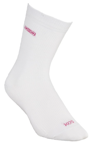 MEDIAS MUJER X 1 CAÑA ALTA CON TOALLA BLANCO (A05266)