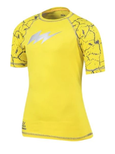 REMERA NATACION M-C KIDS SUMMER SUBLIMADA AMARILLO (07075)