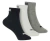 MEDIAS SOQUETES HOMBRE X 3 QUARTER 40 - 43 NEGRO - GRIS - BLANCO (00841)