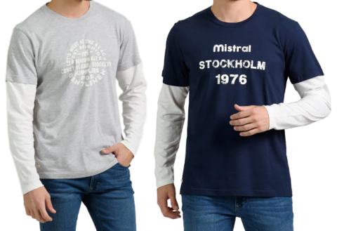 REMERA HOMBRE M-L ALGODON ARTY (A04911)