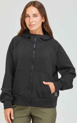 CAMPERA MUJER SOFT SCUBA CON CAPUCHA (A11577)
