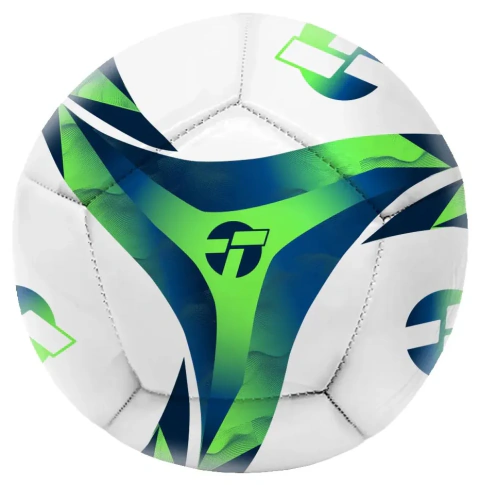 PELOTA FUTBOL N5 WIND IV BLANCO - VERDE - AZUL (A12457)