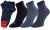 MEDIAS SOQUETES HOMBRE X 3 QUARTER 40 - 43 AZUL - MARINO - AERO (A01487) - comprar online