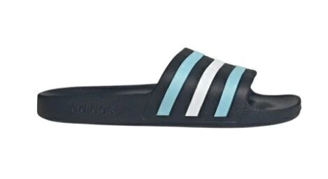 CHINELAS ADILETTE AQUA MARINO - CELESTE - BLANCO (A14116)