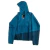 CAMPERA MUJER ROMPEVIENTO C-CAPUCHA BOLSILLOS C-CIERRE VERDE (12645)