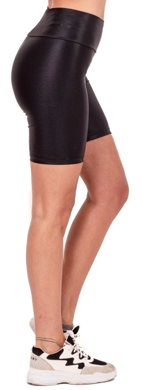 CALZA CICLISTA MUJER ENGOMADA LUXURY DE LUXE NEGRO (A04711)