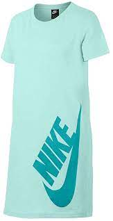 VESTIDO M-C ALGODON NIÑO DRESS TSHIRT CELESTE (11850)
