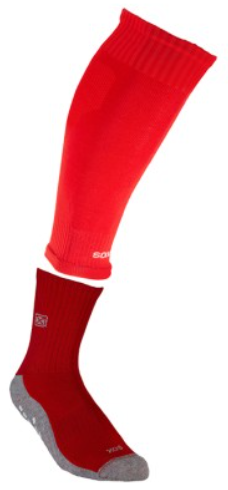 MEDIAS BIPACK MEDIA ANTIDESLIZANTE + PANTORRILERA ROJO (A07826)